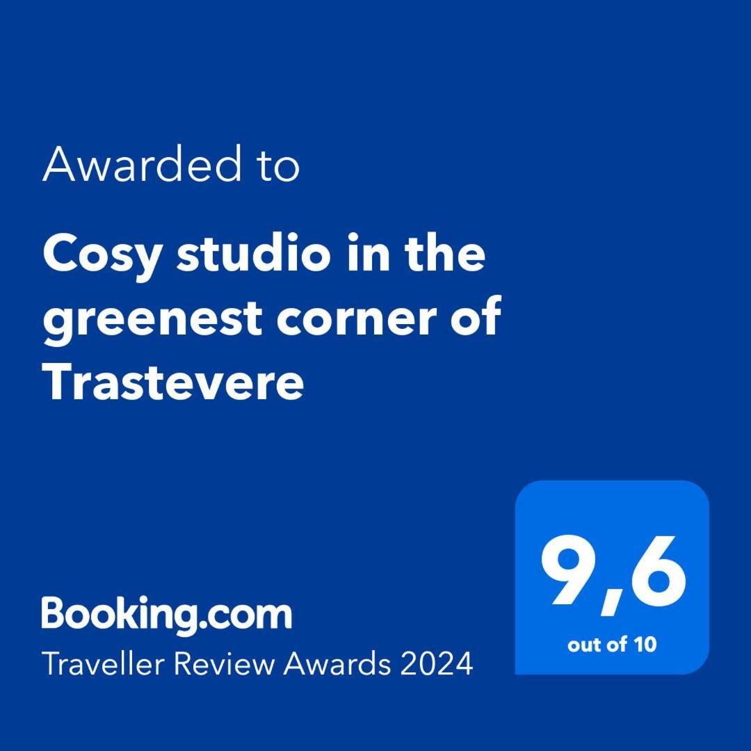 Cosy Studio In The Greenest Corner Of Trastevere Rom Exterior foto